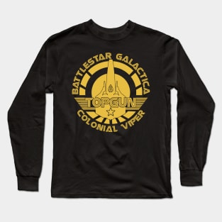 Battlestar Galactica Colonial Viper Topgun Long Sleeve T-Shirt